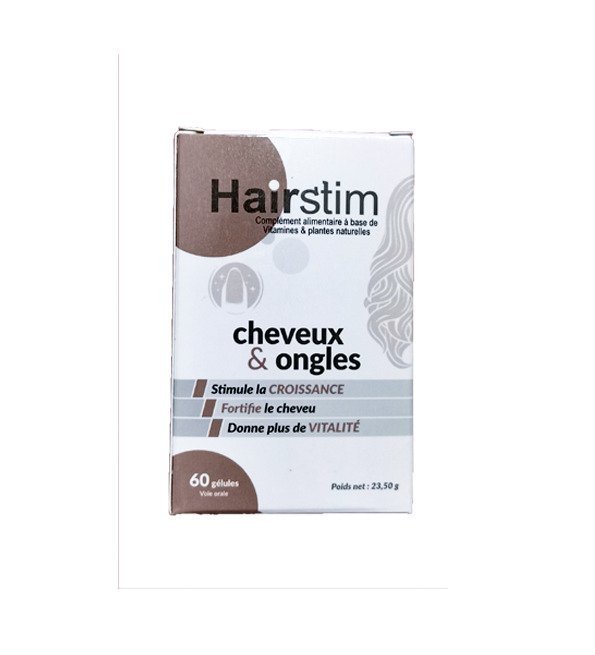 Hairstim Cheveux & Ongles 60 Gelules Maroc