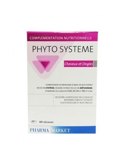 Phyto Systeme Cheveux & Ongles 60gelules Maroc