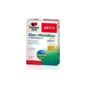 Doppelherz Doppel Herz Zinc+Histidine+Vitamine C 30 Comprimés Maroc