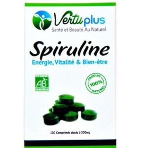 Vertu Plus Spiruline 200 Comprimés Maroc