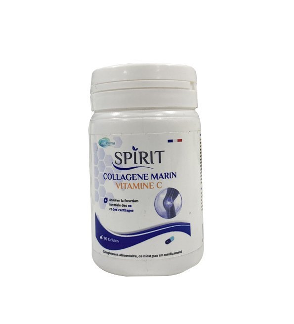 Spirit Collagene Marin Vitamine C 90gelules Maroc