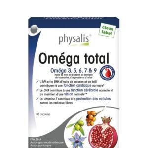 Physalis Omega total 3.5.6.7 & 9 30 Capsules Maroc