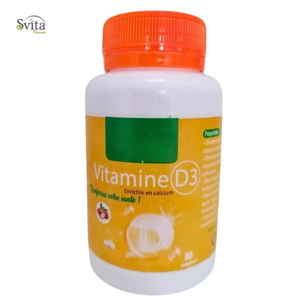 Svita Premium Vitamine D3 60 Comprimes Maroc