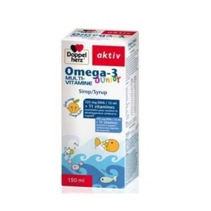 Doppelherz Doppel Herz Aktiv Omega-3 Junior Multivitamine Sirop 150ml Maroc
