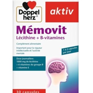 Doppelherz Doppel Herz Aktiv Mémovit Lécithine + B-vitamines 30 Capsules Maroc