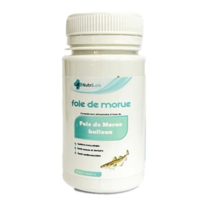 Nutrilab Foie de Morue 30 Capsules Maroc