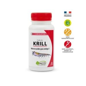 MGD Nature Huile de krill 60 capsules Maroc