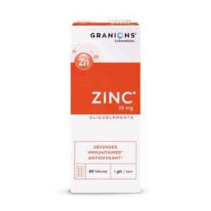 Granions Zinc 15 mg B60 gélules Maroc