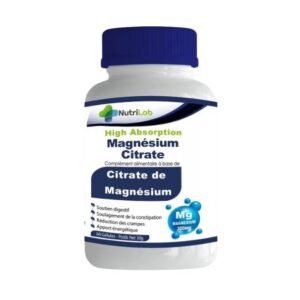 Nutrilab Magnesium Cirate 300mg 60 Gelules Maroc