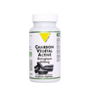 Vit’All+ CHARBON VEGETAL 400MG 60 GELULES Maroc