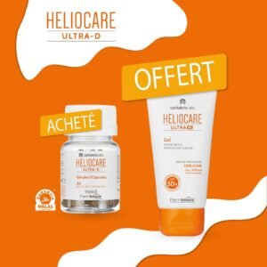 Cantabria Labs Heliocare Oral Capsules Ultra D – 30 Gélules = Ultra Gel 90 Spf50 Offert Maroc