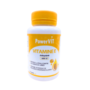 PowerVIT Vitamine E 400UI 30 Capsules Maroc