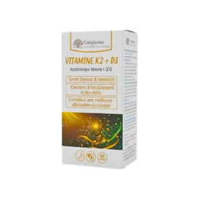 Complemax Vitamine K2+D3 60 Gelules Maroc