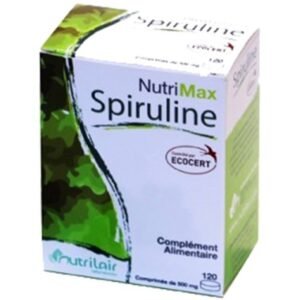 Nutrimax Spiruline Bio – 120 Comprimés Maroc