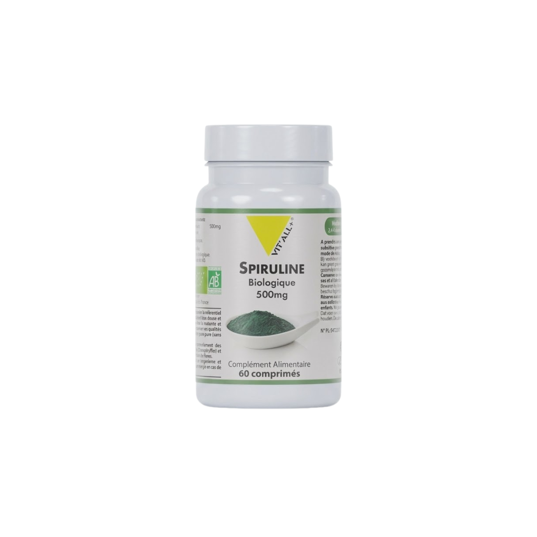 Vit’All+ Vit’all+ Spiruline 500 Mg 60 Capsules Maroc