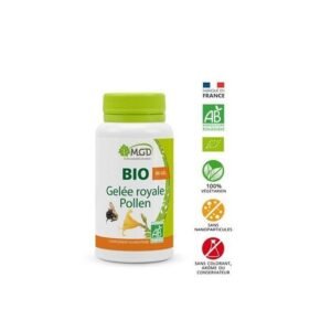 MGD Nature Bio Gelée Royale Pollen 90 Gélules Maroc