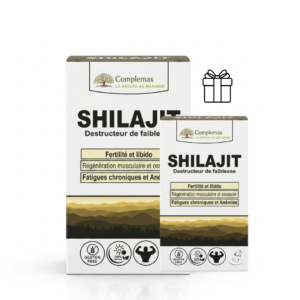 Complemax Shilajit 60 Gelules + Complemax Shilajit Echantillon Offert Maroc