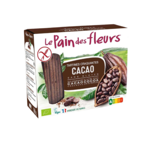 LE Pain DES Fleurs Tartines craquantes au cacao sans gluten 150G Maroc