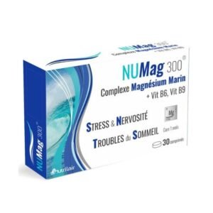 Nutrilair Numag 300 Complexe Magnesium Marin Comprimes Maroc
