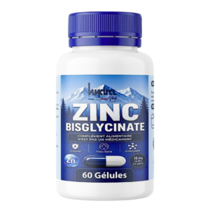 Hydra Plus Zinc Bisglycinate 15mg 60 Gelules Maroc